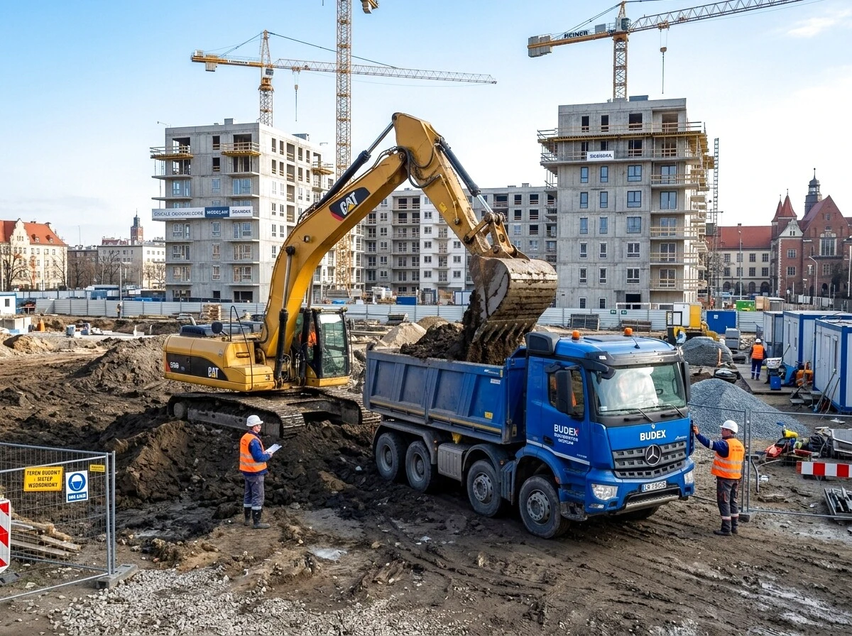 Wywóz ziemi z budowy we Wrocławiu – poradnik logistyczny